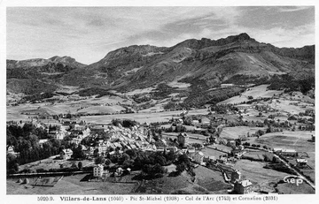 Villard-de-Lans w roku 1930. Kartka pocztowa (Domena publiczna).