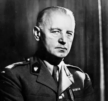 Generał Władysław Sikorski, szef rządu polskiego na uchodźstwie (Domena publiczna).